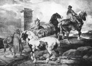 セオドア・ジェリコー Painting - 馬のロマン主義者セオドア・ジェリコー